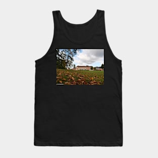 Autumn leaves in front of South Hill Park Arts centre Tank Top